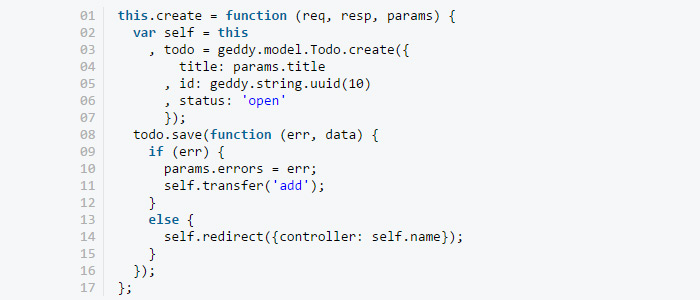 howto list with nodejs