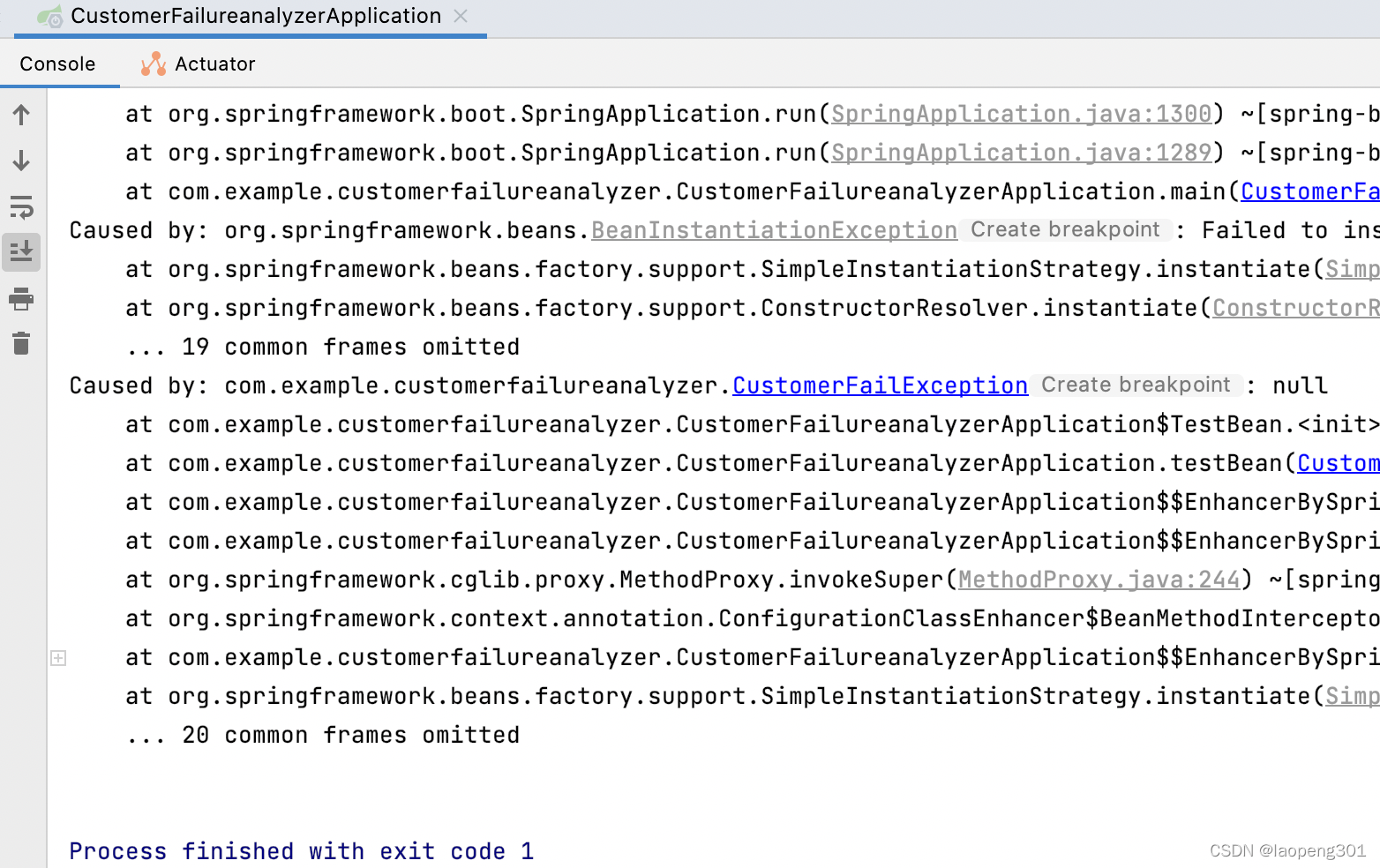 Spring Boot 3.x特性-自定义FailureAnalyzer-CSDN博客