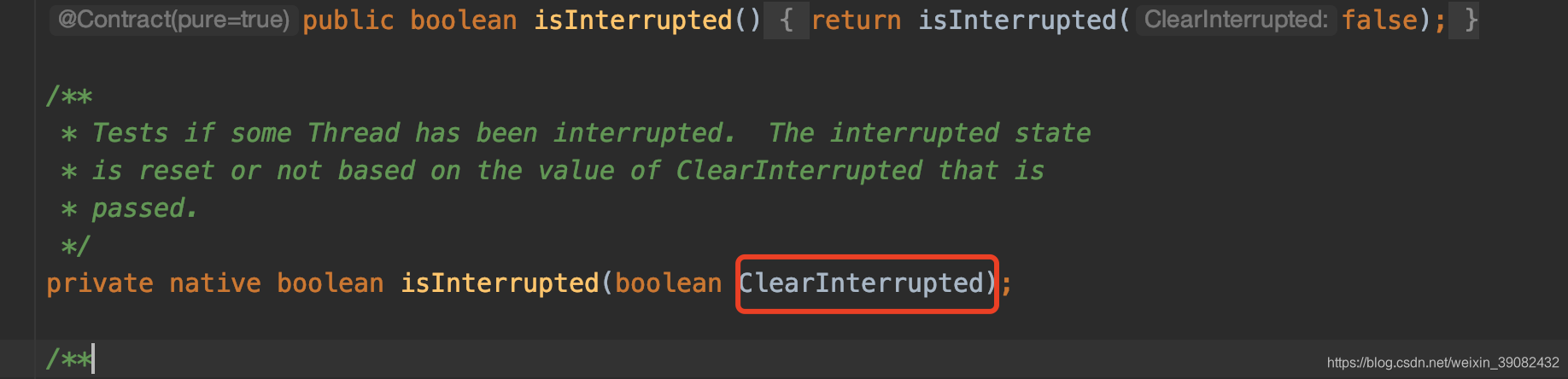 Thread中interrupt、interrupted、isInterrupted方法区别_thread interrupted-CSDN博客