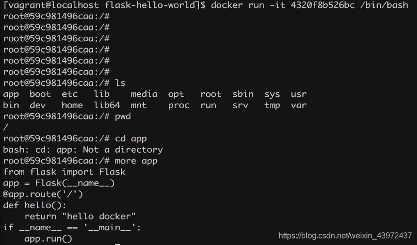 docker:从零开始部署一个python的hello world并debug(其他语言同理)_python helloworld ...