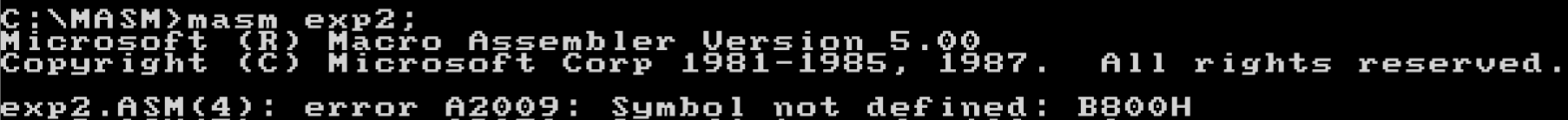 Symbol not defined