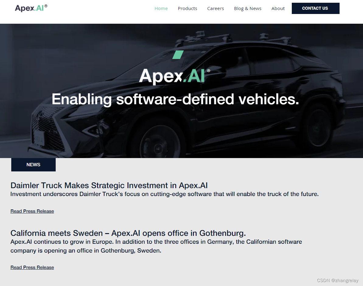 使用 Apex.OS 2.0 和 Apex.Middleware 1.0 简化汽车生产软件的开发和用于软件定义车辆的 AUTOSAR 和 ...