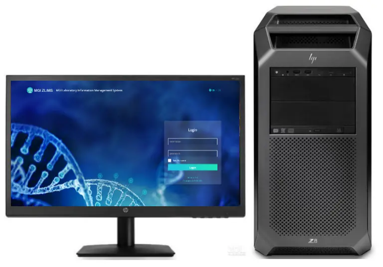 Zieon基因分析一体机工作界面