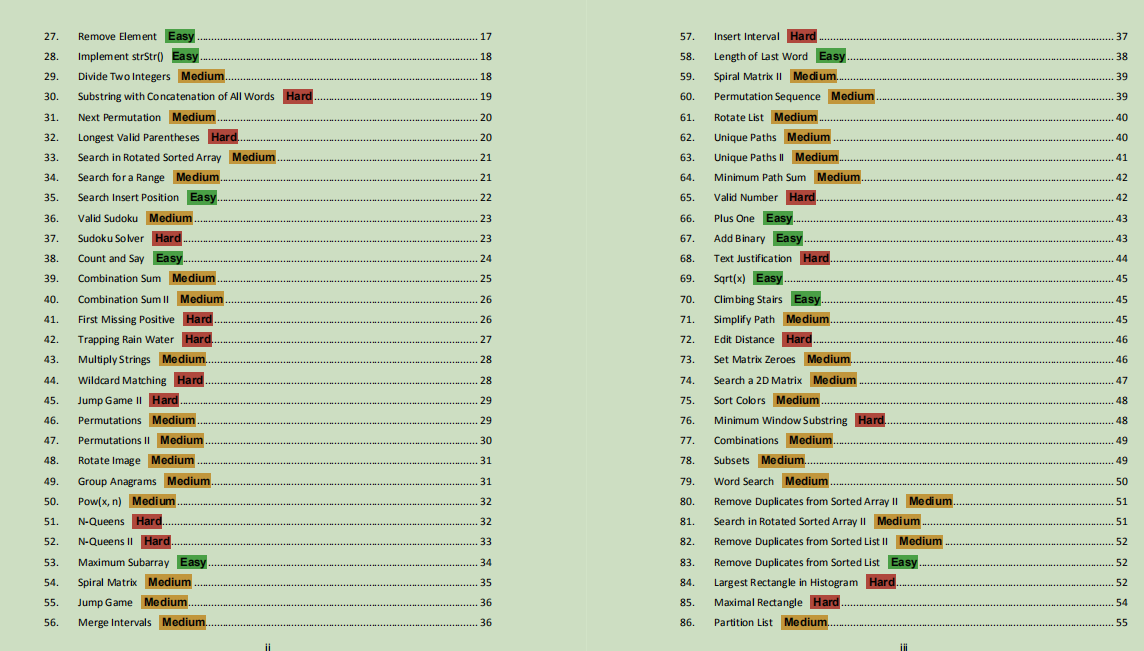 力扣前400题解答笔记,全被字节大神整理到了这份文档里