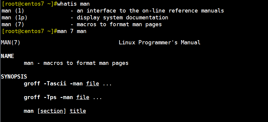 Man Page Example linux man命令如何翻页,Linux中如何使用 man page-CSDN博客