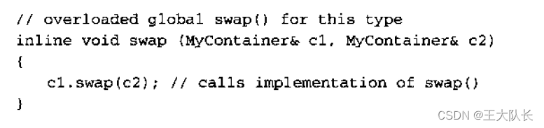 C++中交换容器元素：std::swap与自定义swap-CSDN博客