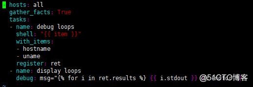ansible playbook循环