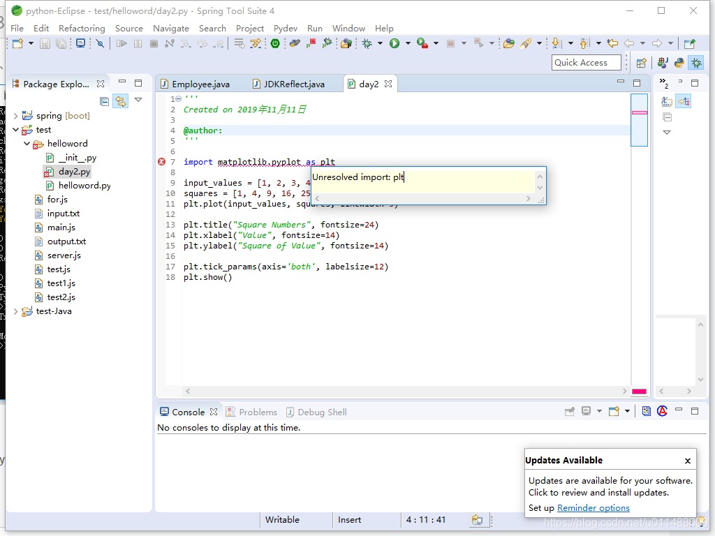 Python [1]：ModuleNotFoundError: No module named 'matplotlib'_import ...