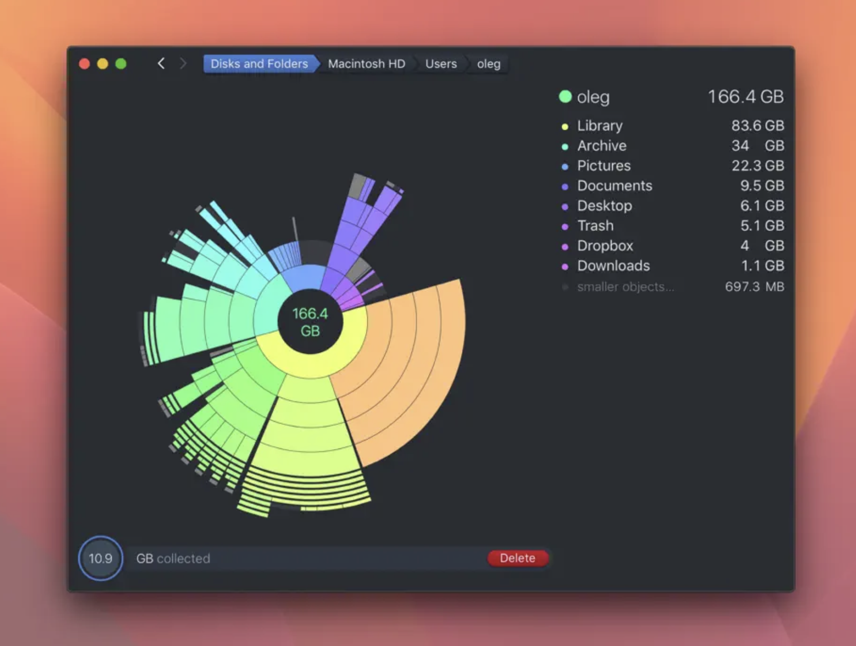 DaisyDisk for Mac v4.30 可视化磁盘清理工具 激活版-1