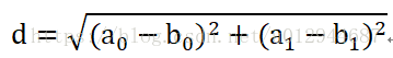 其中A（a0,a1）,B(b0,b1)