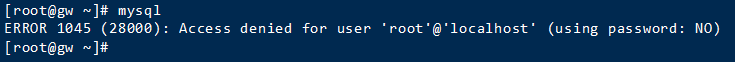 登录进入mysql