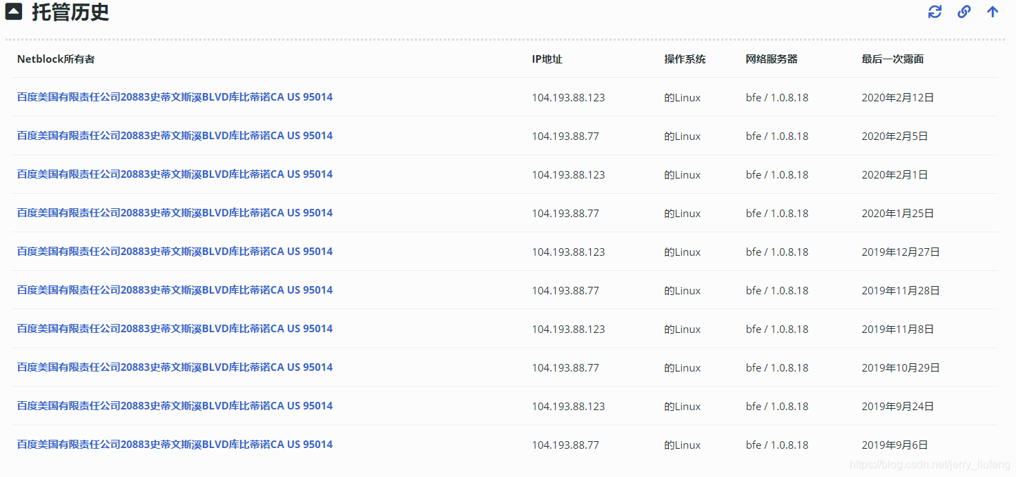 百度后台服务器