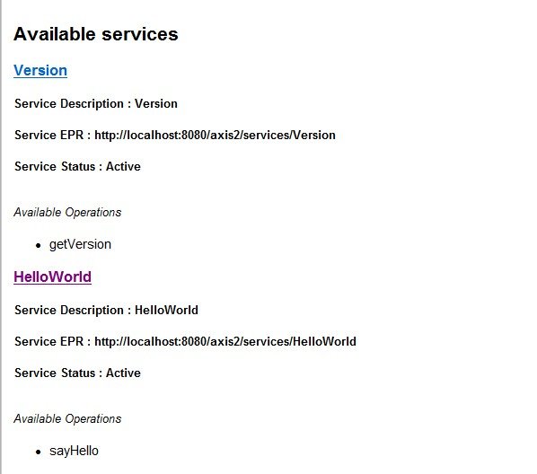 Axis2发布WebService