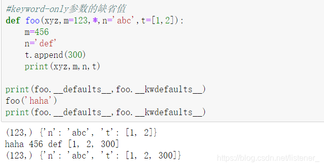 kwdefaults用法