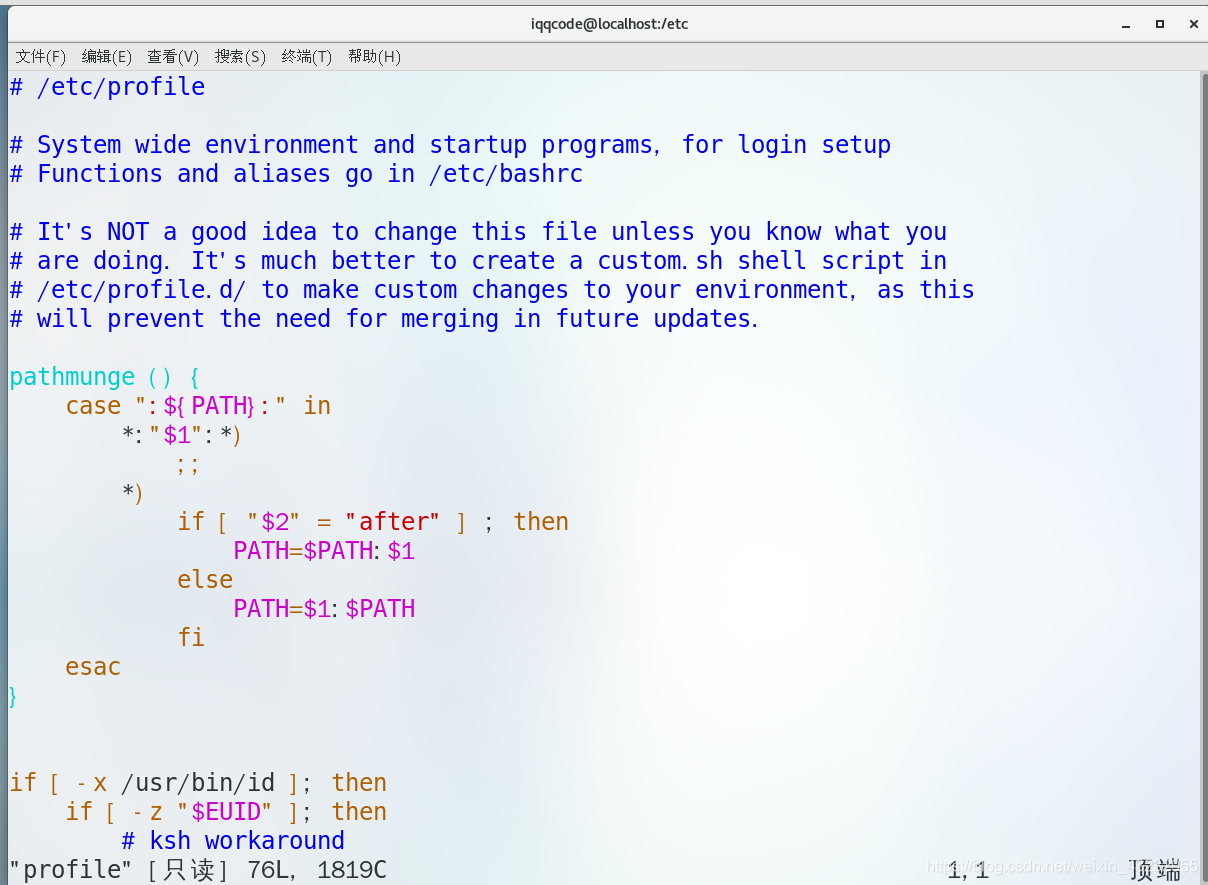 Centos 配置JDK，添加环境变量/etc/profile和/etc/profile.d_centos profileCSDN博客