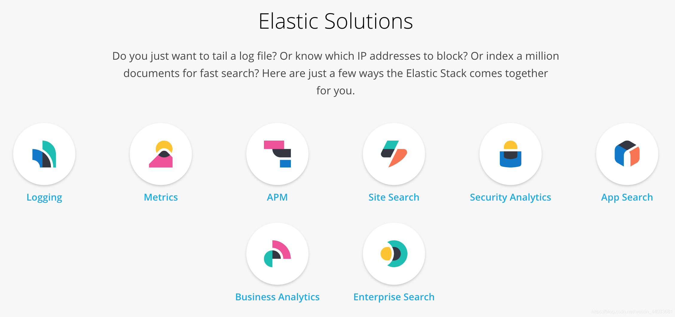 Elastic 解决方案