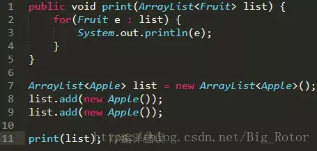 代码清单