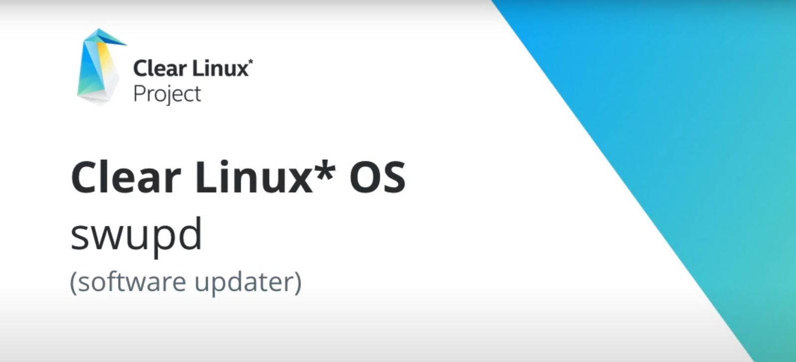 ClearLinux包管理器swupd使用入门ClearLinux包管理器swupd使用入门