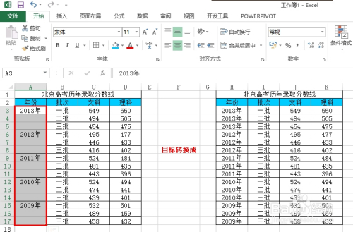如何快速地拆分合并的单元格并填充数据