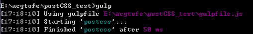 Run PostCSS with Gulp