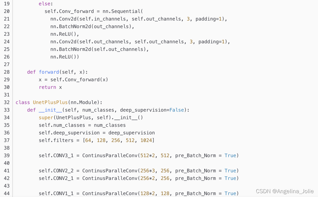 Unet++(pytorch实现)-CSDN博客
