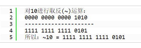 取反