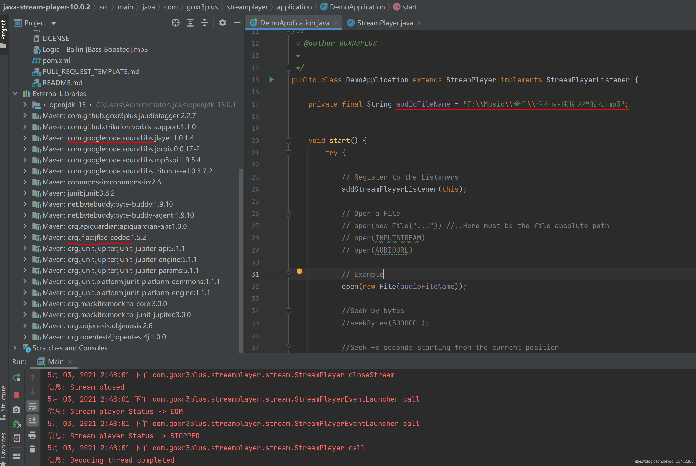 github goxr3plus Images High Quality Grahic Java音乐播放:java-stream-player_com.github.goxr3plus-CSDN博客