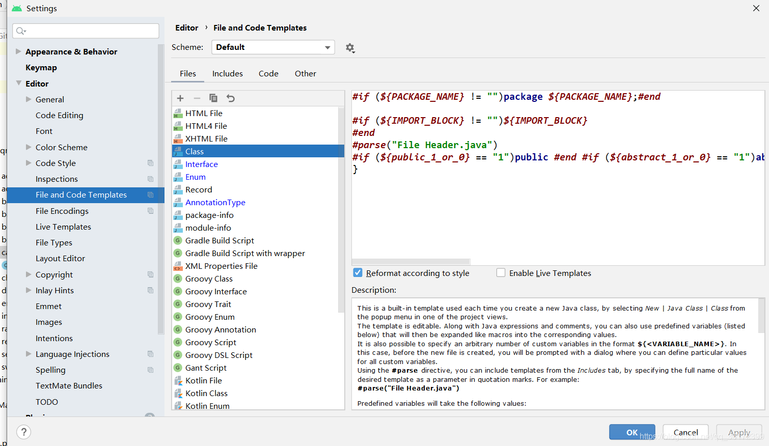 Android Studio 4.0 New Class 问题_android studio 创建java文件弹出 import block ...