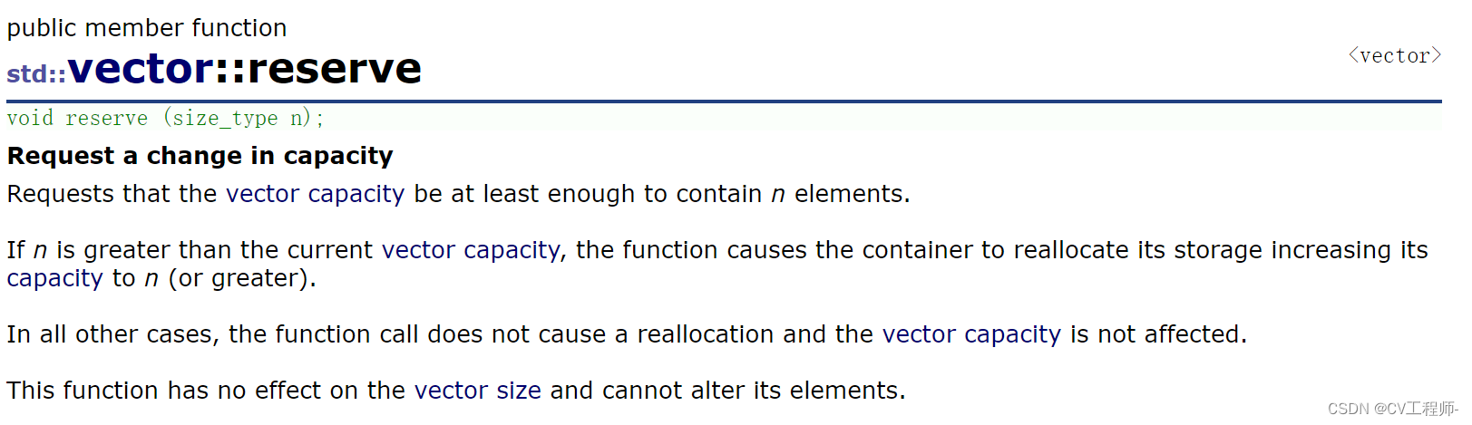(C++)vector模拟实现-CSDN博客