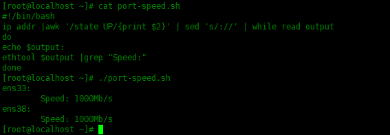 Shell脚本 – 查看网络接口信息Shell脚本 – 查看网络接口信息