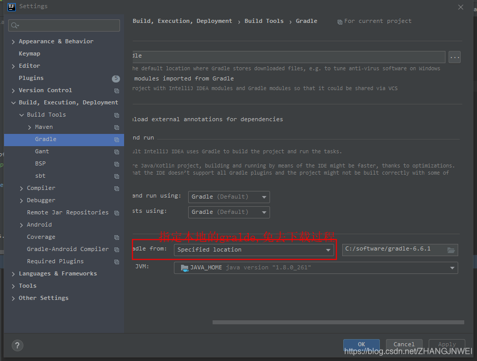 idea 报错 the specified gradle distribution 'https: ... IDEA配置gradle避免gradle下载_idea 指定gradle版本 禁用下载-CSDN博客