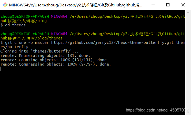 [外链图片转存失败,源站可能有防盗链机制,建议将图片保存下来直接上传(img-tsLqKrIX-1598894395032)(E:\Users\zhoug\Desktop\y2.技术笔记\Git及GitHub\github搭建个人博客\image\20200831015030.png)]