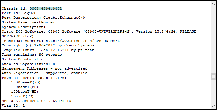如何使用 LLDP，在 Cisco IOS 上显示 lldp 邻居详细信息