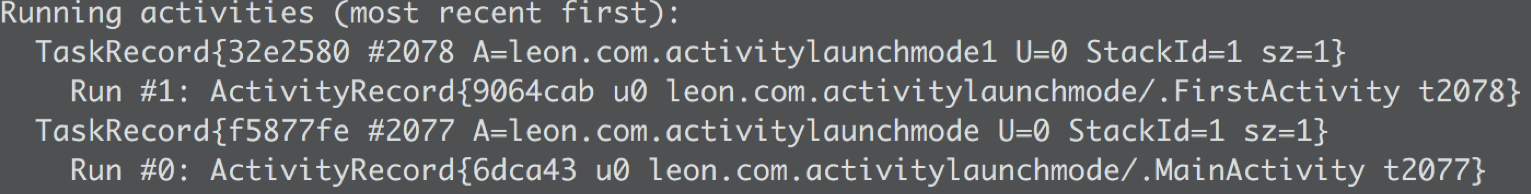 SingleTask案例2-再次通过MainActivity启动FirstActivity