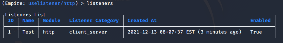 Empire4.2使用-第一篇(安装、基础命令、监听器、后门生成)_bc-security empire-CSDN博客