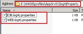 图24. log4j属性文件