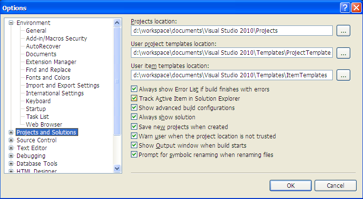 Visual Studio 跟踪