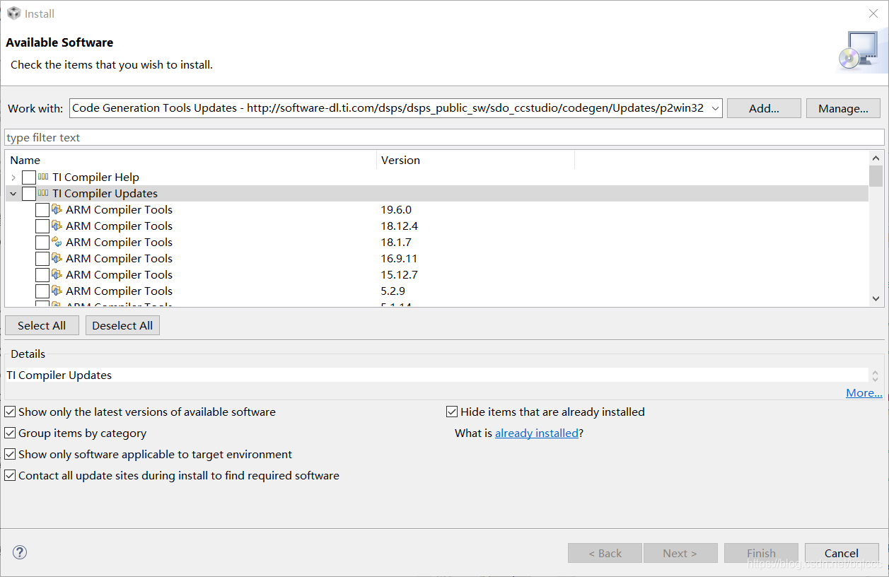 CCS 导入官方例程时提示compiler版本过低的错误与解决_because its compiler definition is not ...