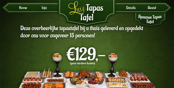 Luxe Tapas Tafel