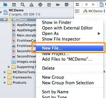 Multipeer Connectivity - Add New File