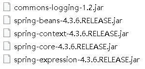 spring基础jar包在这里插入图片描述