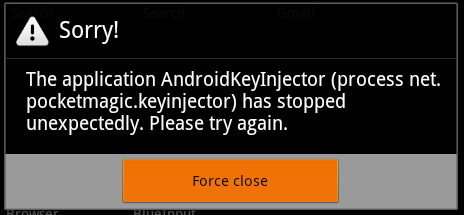 android inject key - 2