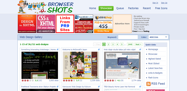 25 Best CSS Web Design Showcase Directories