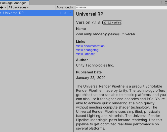 URP
