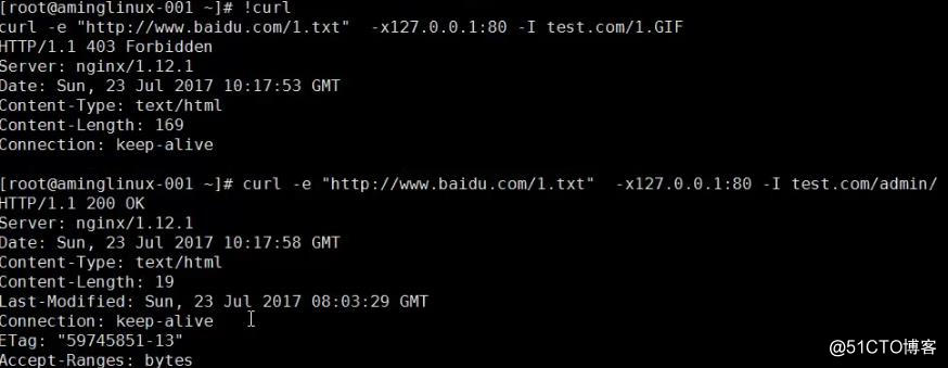 nginx防盗链，访问控制，解析PHP配置,代理