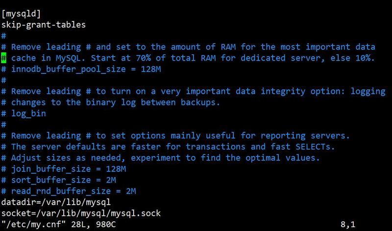 mysql配置