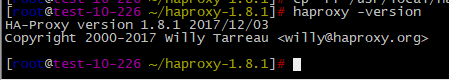 haproxy1.8安装配置方法