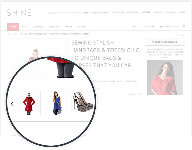 Additional Product Images with Slider