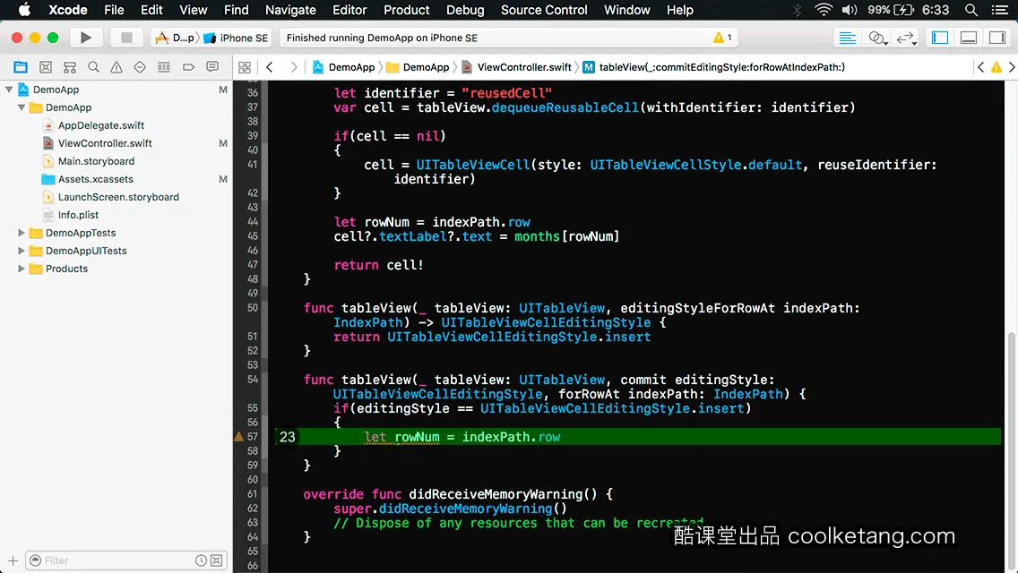 互动教程 for Xcode9 & Swift4-酷课堂