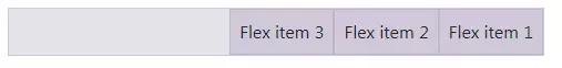 Bootstrap utility classes: flex-row-reverse